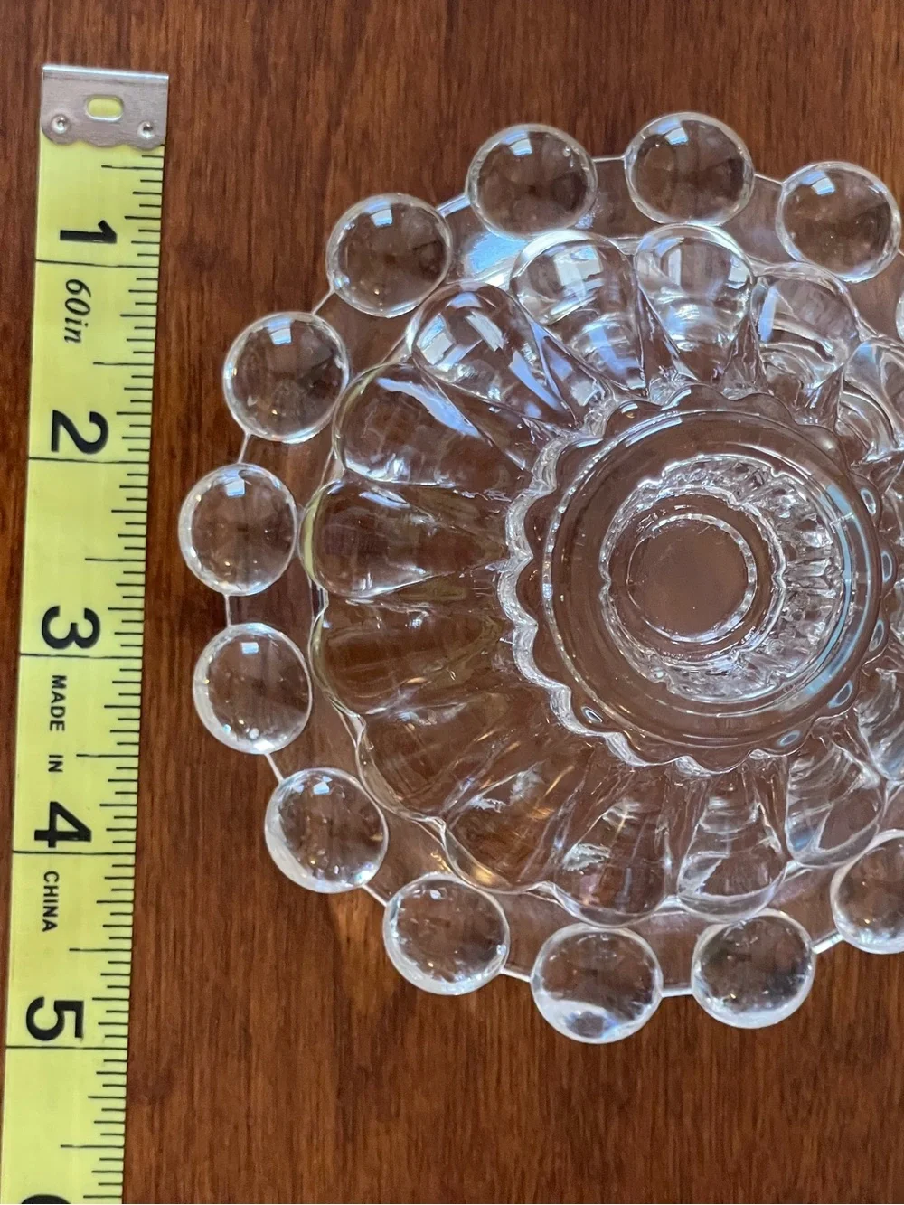 Vintage Candle Holders Anchor Hocking Berwick Boopie Glass  Set of 2